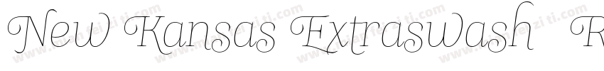 New Kansas Extraswash   Regular Ita字体转换